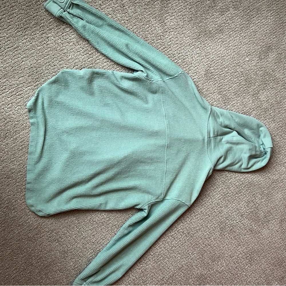 Mint Green Hooded Jacket - Picture 2 of 2